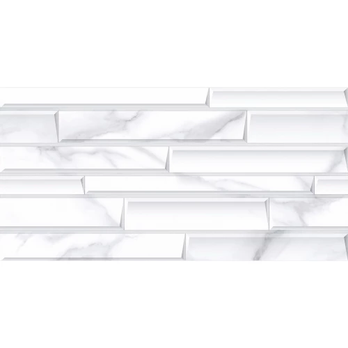 Керамическая плитка Kerlife Calacatta Bianco Bricks Rel 33 63х31,5 см