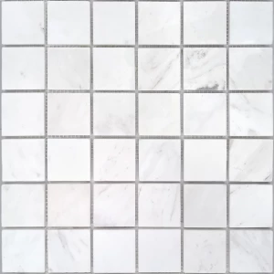 Мозаика из натурального камня LeeDo Ceramica Dolomiti bianco POL серо-белый 30,5x30,5 см