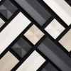 Плитка настенная Harmony Peronda Пикуе 3Д Вхите / Pique 3D White матовая белая 31058 40х10 см