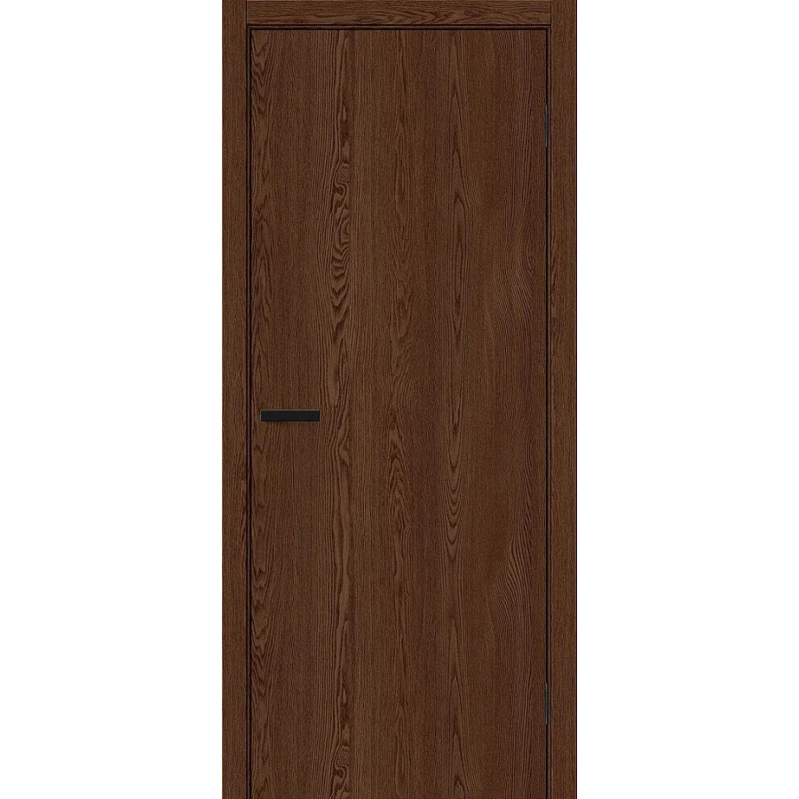 Межкомнатная дверь Mr. Wood Браво-0 200x60 экошпон Bravo A полотно глухое цвет Brown Dreamline