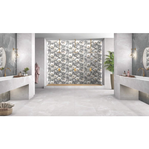 Керамогранит Infinity Ceramica Linsey Decor Grey Lush Plus серый 120x60 см