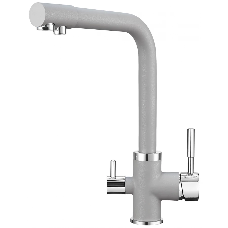 Смеситель для кухни Granula 2015 алюминиум