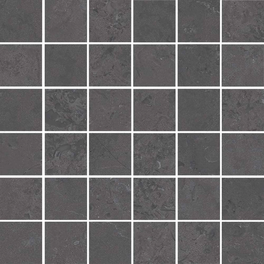 Керамогранит Kerama Marazzi Про Лаймстоун Декор мозаичный матовый темно-серый DD205120/MM 30x30 см