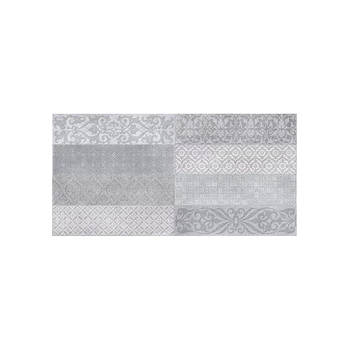 Керамогранит Gayafores Rev. Deco bricktrend grey серый 8,2х33,2 см