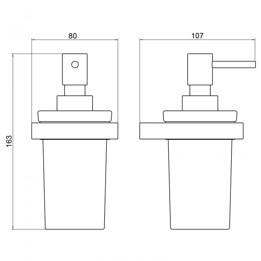 Дозатор Timo Petruma черный 15239/03