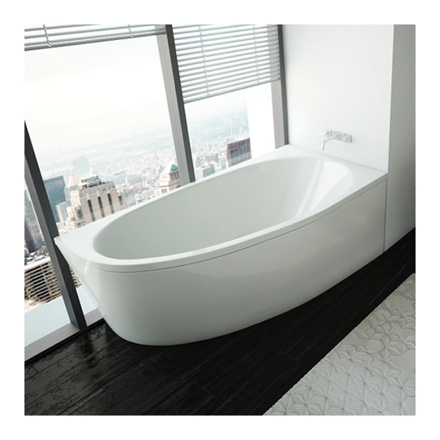 Ванна акриловая Aquatek Дива правая без гидромассажа DIV160-0000002 160x90 см