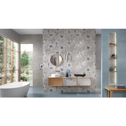 Плитка настенная Fap Ceramiche Ylico Wall Tiles Flower Concrete fQWE 120х50 см