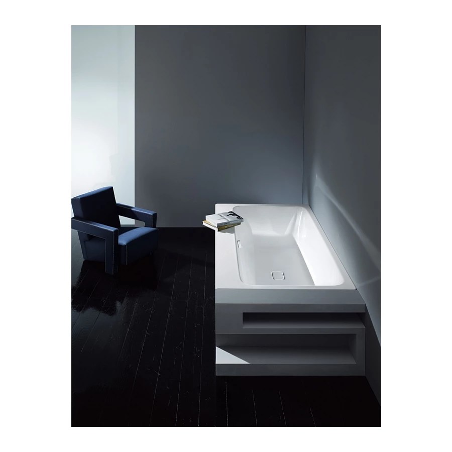 Ванна стальная Kaldewei Asymmetric Duo EasyClean alpine white без ножек 180х90 см