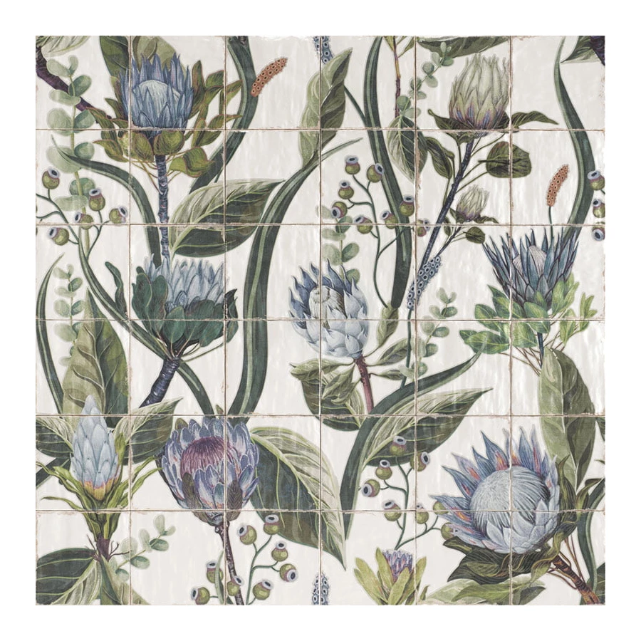 Декор Mainzu Mural Protea многоцветный 120х120 см