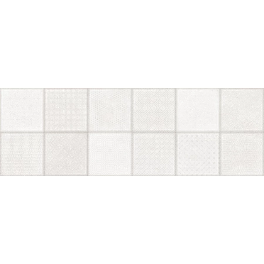 Плитка настенная ALMA Ceramica Cube матовая белая TWU3090CUB07R 90х30 см