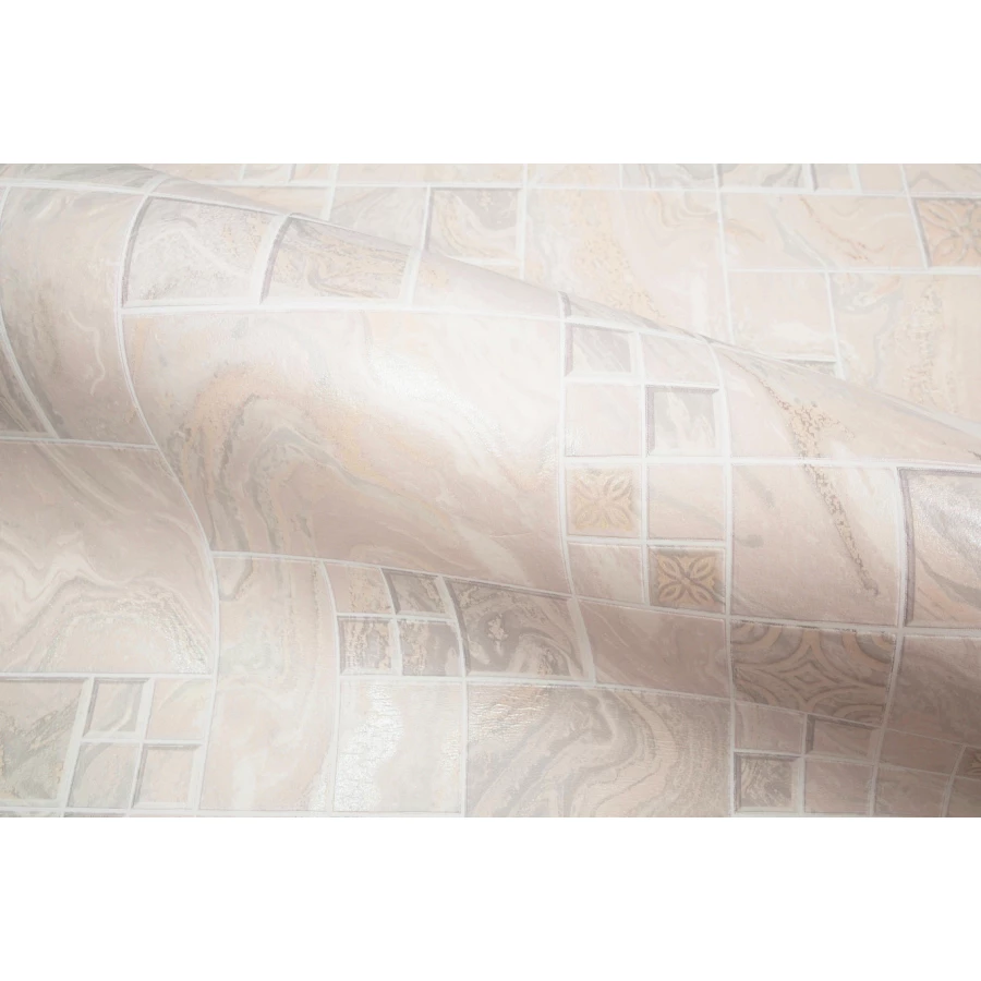 Обои виниловые Palitra Home Marmilla HomeColor бежевые HC11047-21 0,53х10,05 м