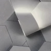 Обои флизелиновые Аспект Гексагон серые 70669-41 1,06х10,05 м