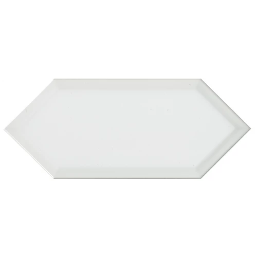 Плитка настенная Kerama Marazzi Алмаш грань глянцевый белый 14х34 см