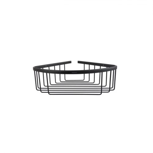 Угловая полка Aquatek Вега матовый черный AQ4006MB