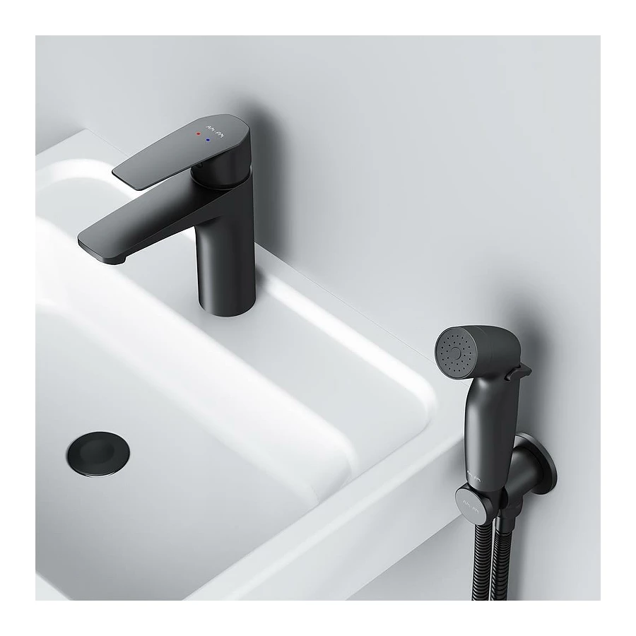 Смеситель для раковины Am Pm Gem с гигиеническим душем F90A03022