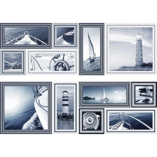 Декор Mallol Genova Decor Memories Azul-2 MLL000008 75х50 см