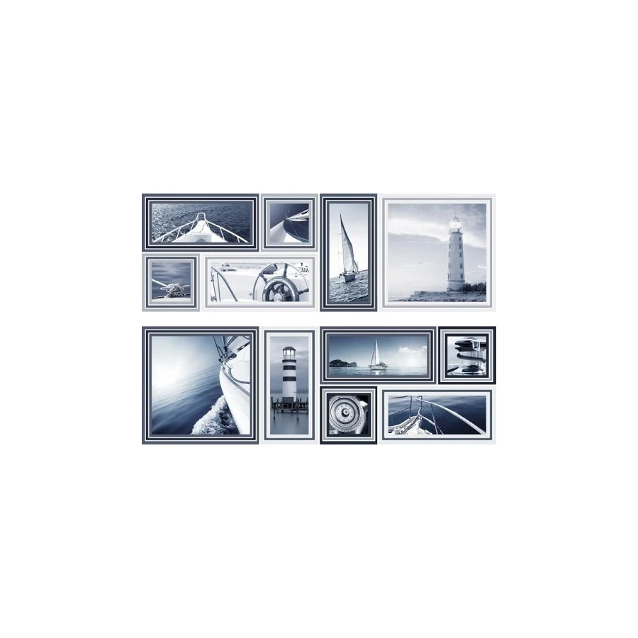 Декор Mallol Genova Decor Memories Azul-2 MLL000008 75х50 см