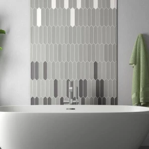 Плитка настенная Equipe Lanse Gray 27482 глазурованный матовый серый 25*5 см