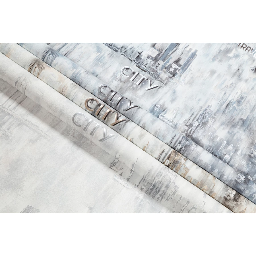 Обои флизелиновые Palitra Home HomeColor Haven серые HC71846-14 1,06х10,05 м