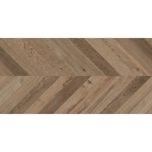 Керамогранит Laparet Wood Lux Walnut Chevron M матовый карвинг коричневый 120х60 см