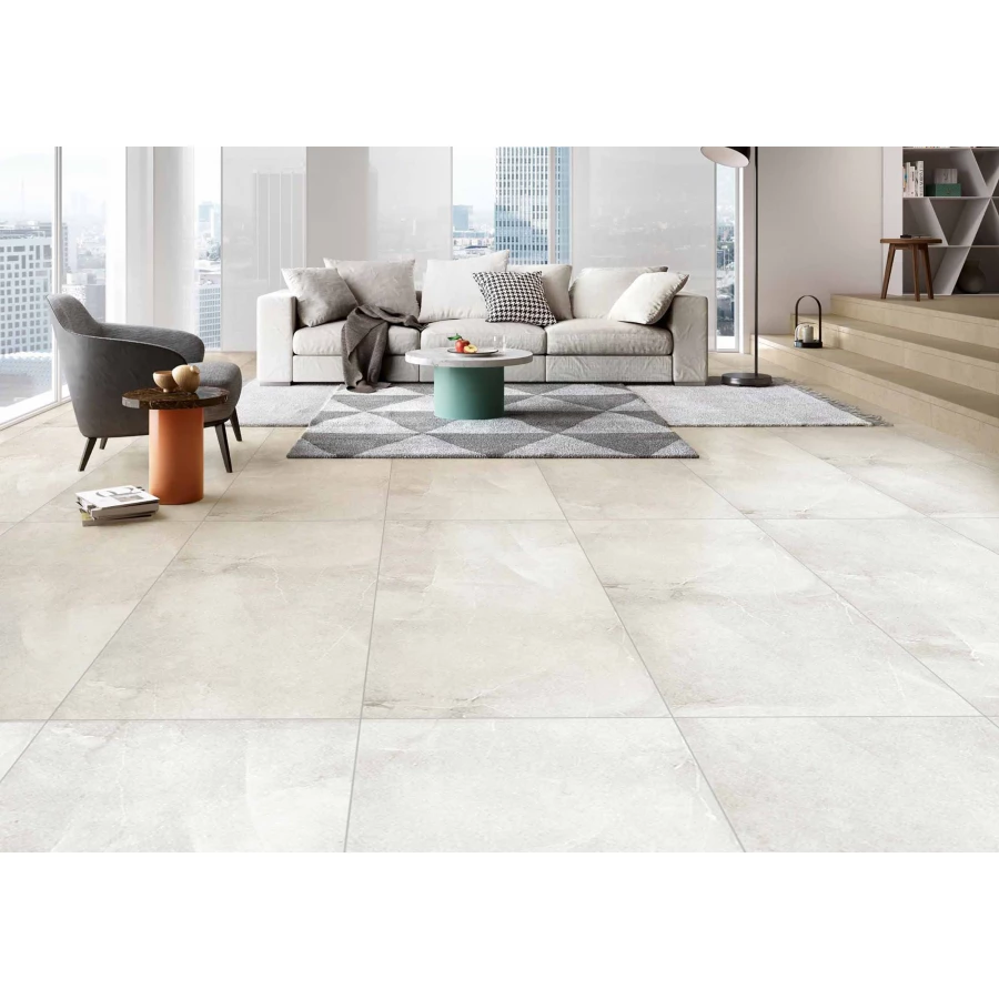 Керамогранит Realistik Hack Berry Bianco Sugar Polished бежевый 120x60 см