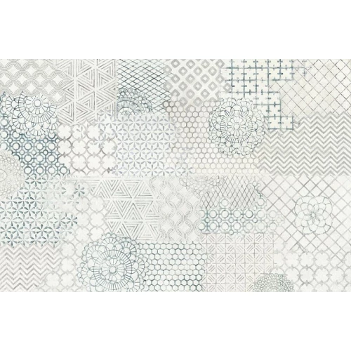 Декор Marazzi Fresco Decoro Crochet Light rett. белый 32,5х97,7 см