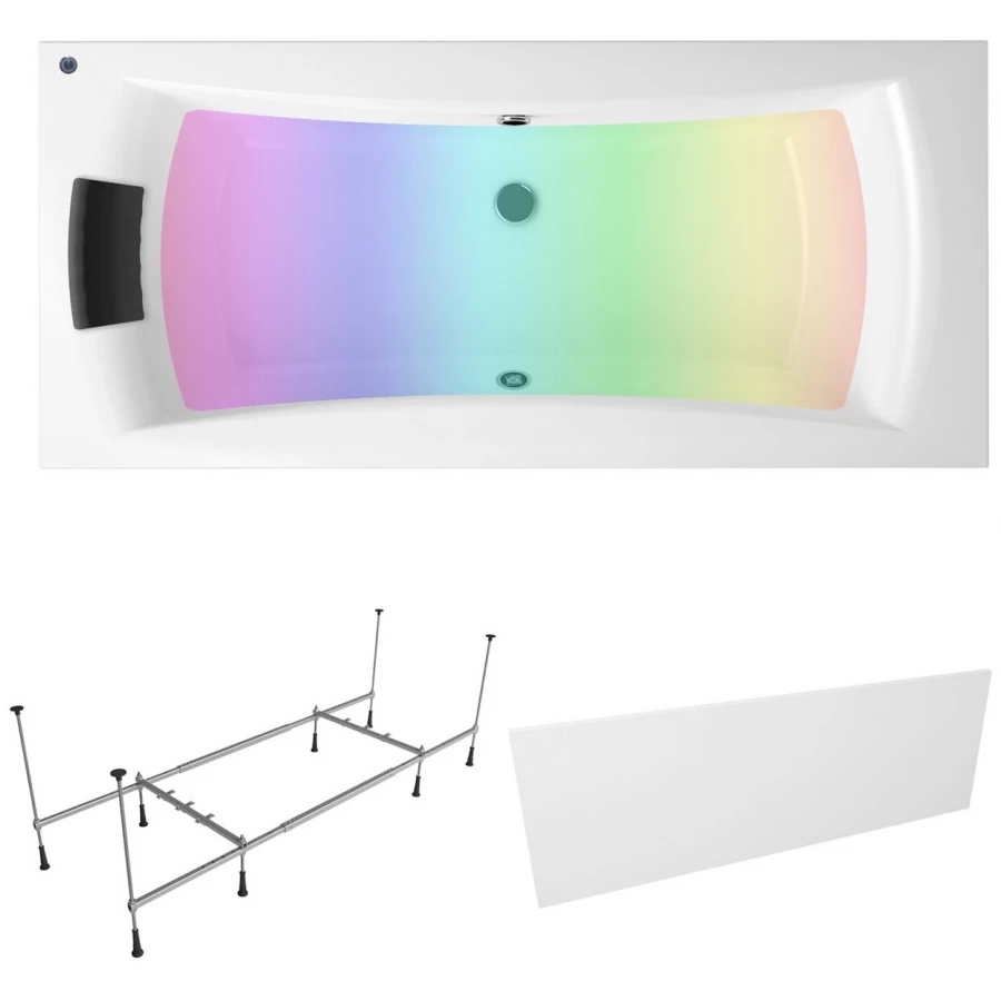 Акриловая ванна Lavinia Boho Evan S4-3711017P универсальный (комплект 5 в 1) 170x75 см