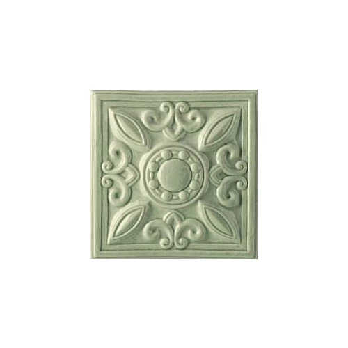 Керамический декор Ceramica Grazia Essenze Neoclassico Felce Craquele neo08 13x13 см