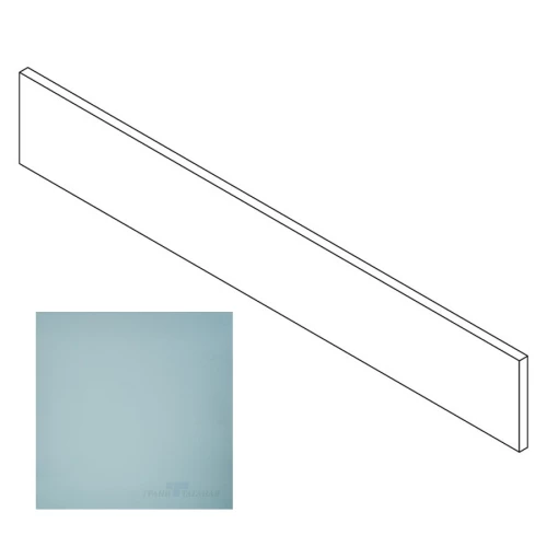 Плинтус Грани Таганая Профи голубой матовый GT085M 120х9,5 см