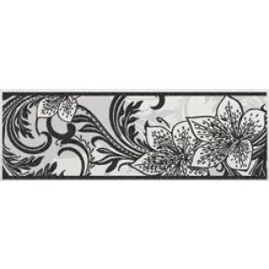 Бордюр Lasselsberger Ceramics Азур крем черный 1501-0046 8,5х25 