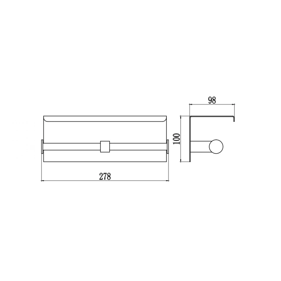 Держатель для туалетной бумаги Savol S-00AK57H