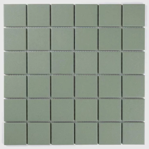 Мозаика Bonaparte Керамогранитная мозаика Arene olive 48х48 матовая оливковая 30,6х30,6 см