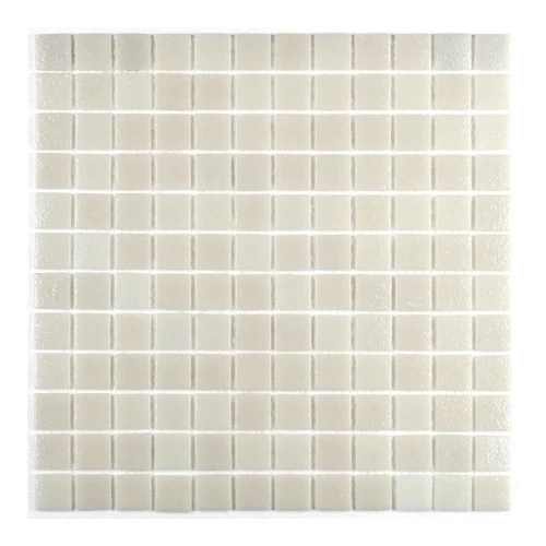 Мозаика Bonaparte Стеклянная мозаика Atlantis Bianco 24х24 глянцевая белая 31,5х31,5 см