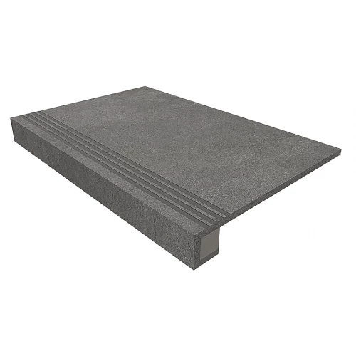 Комплект Estima Terra Ступень TE04 33x120 неполированная прямоугольный бортик с насечками Подступенок 14,5x120 39472