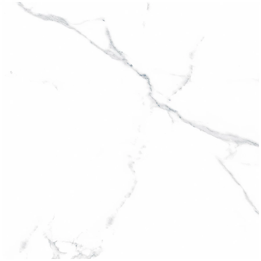 Керамогранит Ceradim Statuario Justice Grey Полированный белый 60х60 см