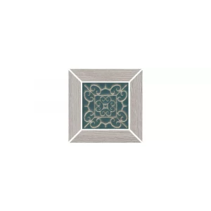 Вставка Kerama Marazzi Тровазо наборная матовая серая светлая ID151 13x13 см