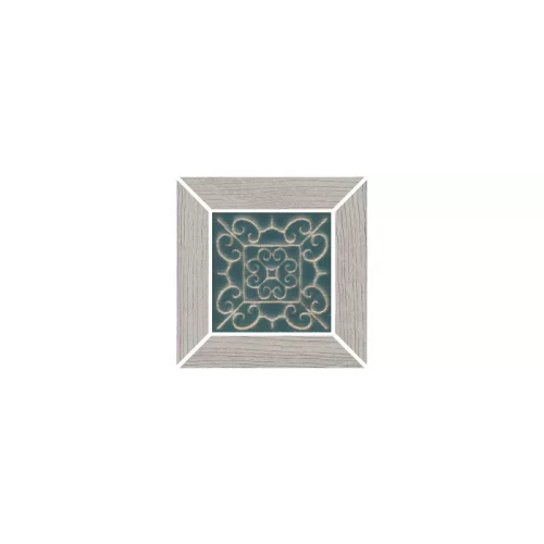 Вставка Kerama Marazzi Тровазо наборная матовая серая светлая ID151 13x13 см