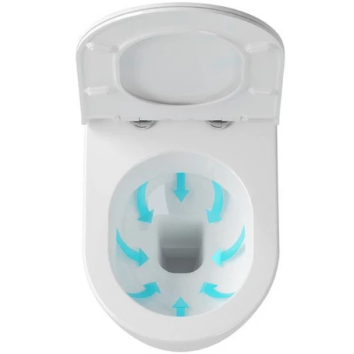 Унитаз подвесной Ravak Uni Chrome без крышки-сиденья X01516