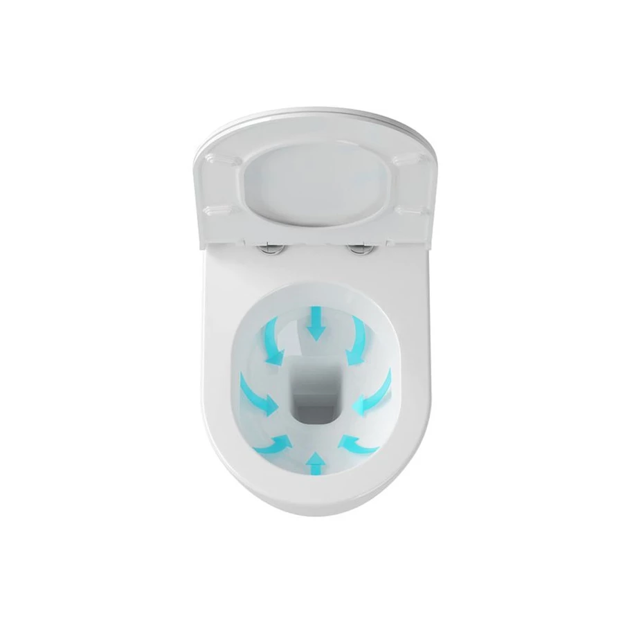 Унитаз подвесной Ravak Uni Chrome без крышки-сиденья X01516