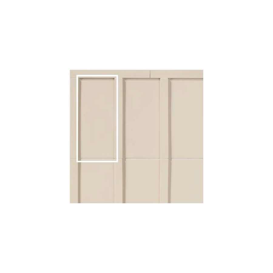 Плитка настенная Mutina Мотиво Вхите / Motivo White матовая бежевая BOV01 28х14 см