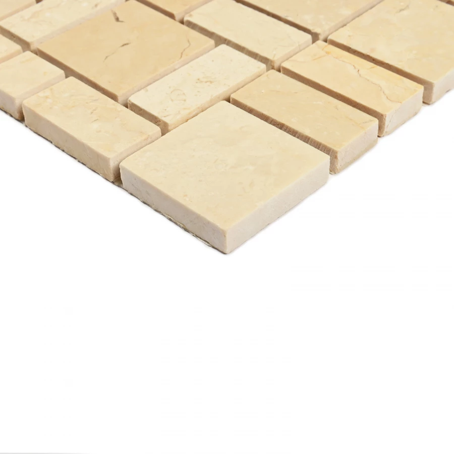 Мозаика Bonaparte Каменная мозаика Venice матовая бежевая 30,5х30,5 см