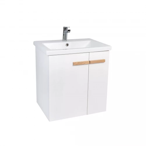 Тумба Viant Мюнхен Cомо 70 2 створки подвесная белая VMUN70COBEL-T2STP 42.5х65.5х62 см