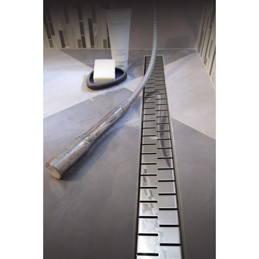 Душевой лоток Creto Snake с решеткой хром CRE-350 SH 35 см