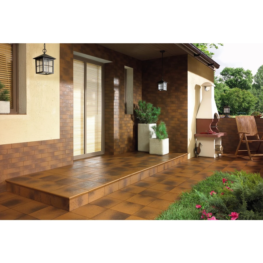 Плитка фасадная Ceramika Paradyz Semir Beige elewacja 0,72 м2 24x6,5 см