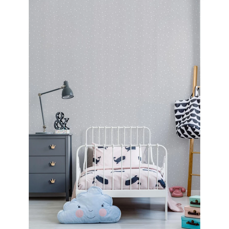 Обои флизелиновые Palitra Home HomeColor Wonderful серые HC71536-14 1.06x10.05 м