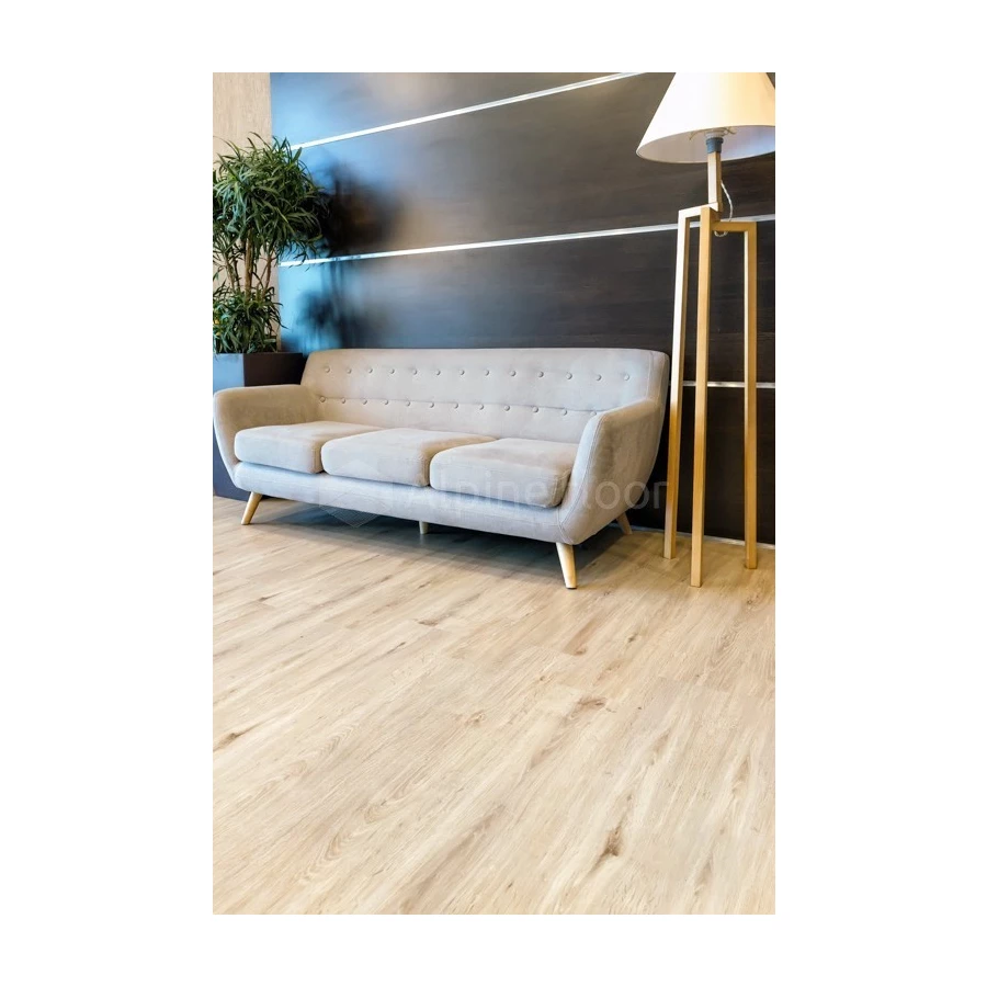 Плитка кварцвиниловая Alpine Floor Ultra ECO Дуб Ваниль ЕСО 5-4 34 класс 2 мм 4.49 кв.м 121.9х18.4 см
