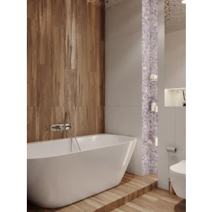 Керамогранит Bonaparte Studio Light grey polish серый 120х60 см