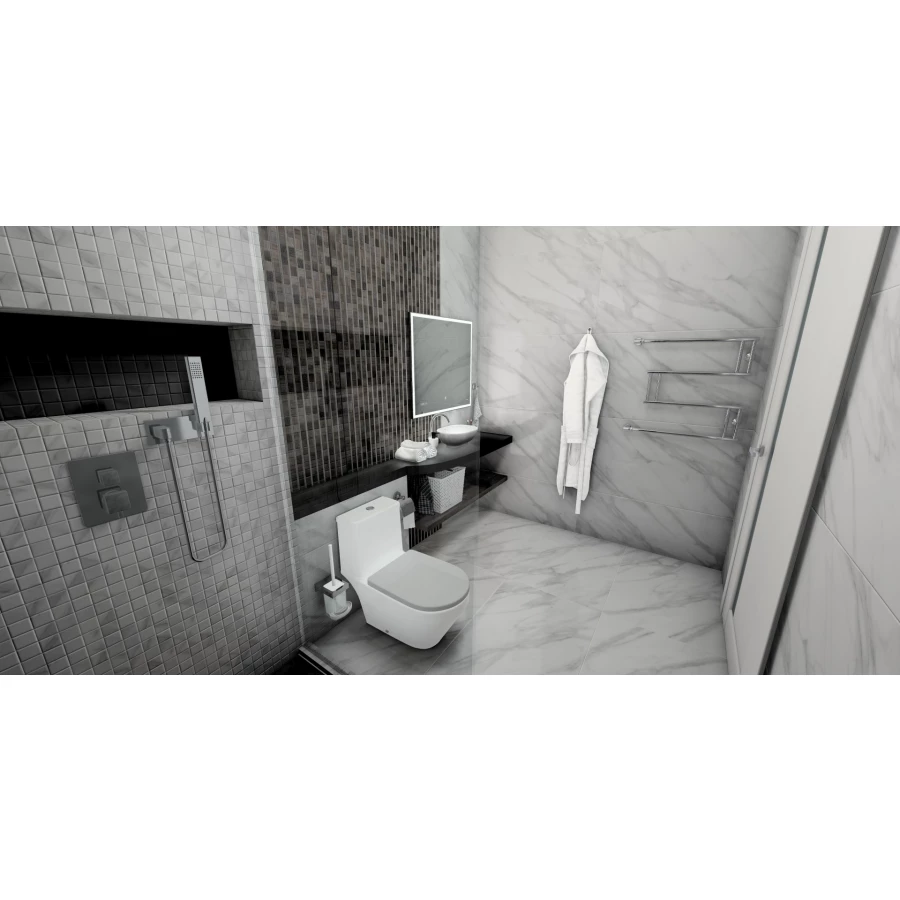 Керамогранит Absolut Gres Calacatta Grey Mosaic matt AB1015M1 30x30 см