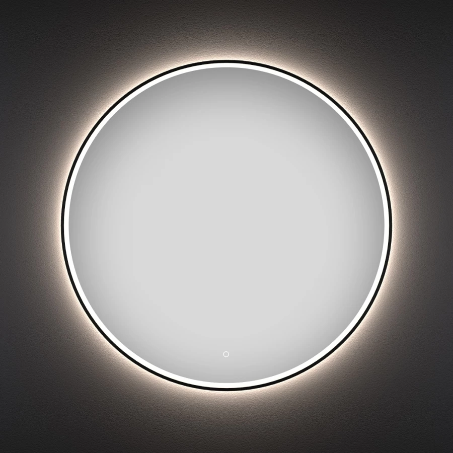 Зеркало Wellsee LED-подсветка фронтальная функциональная форма круглая 172200220 70х70 см