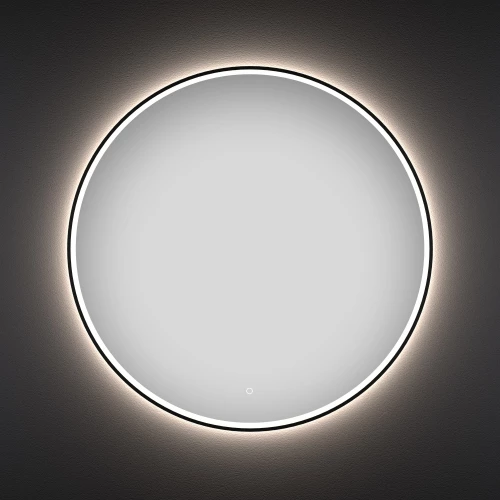 Зеркало Wellsee LED-подсветка фронтальная функциональная форма круглая 172200220 70х70 см